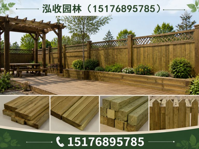 内江防腐木展示图
