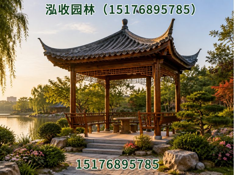 内江防腐木凉亭展示图