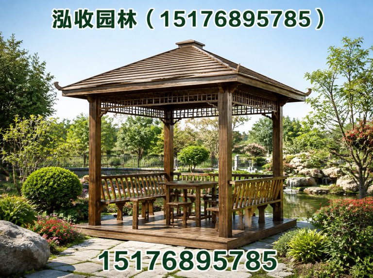 内江京津冀防腐木工程展示图